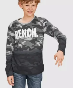 Bench. Langarmshirt »tarnfarben mit Farbverlauf«