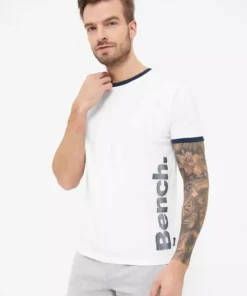 Bench. Kurzarmshirt »Navi« Navy, Grey marl, White, Schwarz