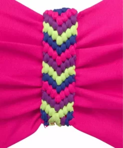 Bench. Bügel-Bandeau-Bikini mit buntem Flechtdetail Weiß, Pink, Schwarz 9 Bench. Bügel-Bandeau-Bikini mit buntem Flechtdetail Weiß, Pink, Schwarz -Bench Geschäft 19009123