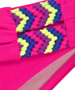 Bench. Bügel-Bandeau-Bikini mit buntem Flechtdetail Weiß, Pink, Schwarz 10 Bench. Bügel-Bandeau-Bikini mit buntem Flechtdetail Weiß, Pink, Schwarz -Bench Geschäft 19009124