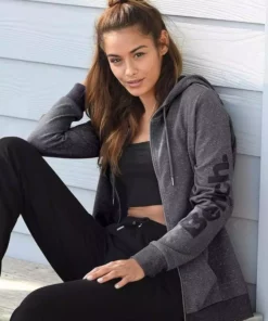 Bench. Kapuzensweatjacke meliert mit Logodruck Anthrazit-meliert, Hellgrau-meliert -Bench Geschäft 21025014