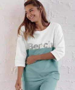 Bench. Sweatshirt im Colorblocking Design Ecru-grau-meliert, Mint-ecru, Apricot-ecru 15 Bench. Sweatshirt im Colorblocking Design Ecru-grau-meliert, Mint-ecru, Apricot-ecru -Bench Geschäft 22875649