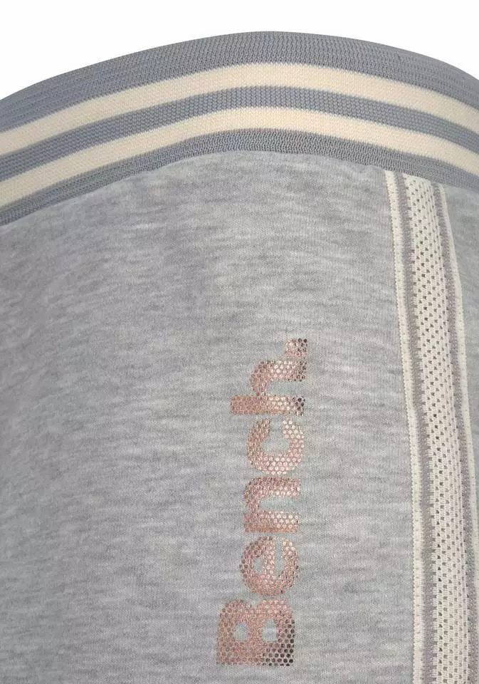 Bench. Relaxshorts mit gestreiftem Bund Apricot, Mint, Grau-meliert 5 Bench. Relaxshorts mit gestreiftem Bund Apricot, Mint, Grau-meliert – Bild 5