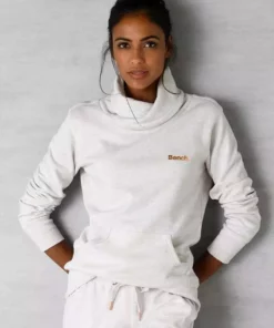 Bench. Sweatshirt mit Stehkragen in Layeroptik Beige-meliert, Mauve-meliert, Jeans-meliert, Schwarz -Bench Geschäft 29477308