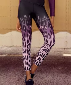 Bench. Funktionsleggings mit Animal-Druck im Farbverlauf