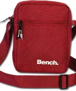 Bench. Umhängetasche »D2OTI301R Bench sportliche Umhängetasche rot« (Umhängetasche), Damen, Jugend Tasche aus Polyester, Größe ca. 17cm in rot