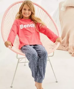 Bench. Pyjama melierte Hose mit Sternchen Druck