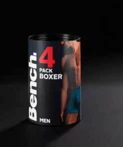 Bench. Boxer (4 Stück) in der Dose Navy | anthrazit-meliert | rot | schwarz, Blau | anthrazit-meliert | petrol | bordeaux, Schwarz, Schwarz | türkis | orange | lila -Bench Geschäft 3f7239bd 307a 5998 81f6 b6382e3ba783