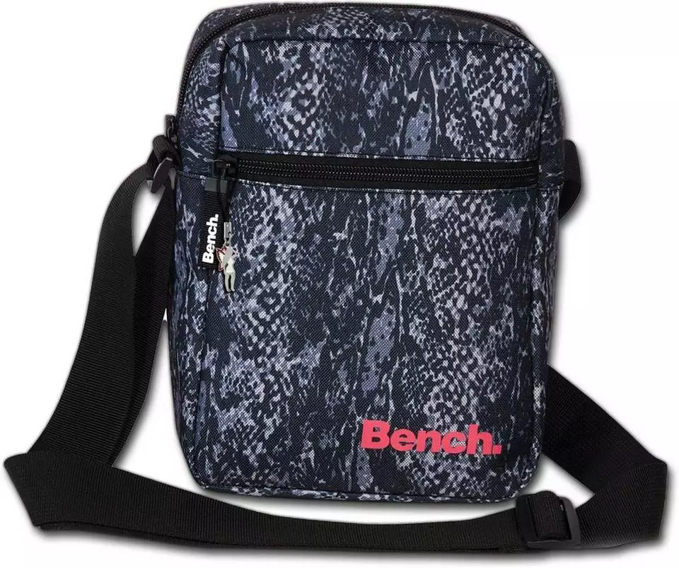 Bench. Umhängetasche »D2OTI301V Bench sportliche Umhängetasche« (Umhängetasche), Damen, Jugend Tasche aus Polyester, Größe ca. 17cm in lila, Schlangenhaut 1 Bench. Umhängetasche »D2OTI301V Bench sportliche Umhängetasche« (Umhängetasche), Damen, Jugend Tasche aus Polyester, Größe ca. 17cm in lila, Schlangenhaut