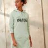 Bench. Sweatkleid mit aufwendiger Logostickerei Anthrazit-melange, Mint-melange, Schwarz