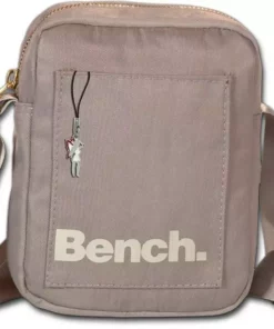Bench. Umhängetasche »D2OTI304K Bench sportliche MiniBag Umhängetasche« (Umhängetasche), Damen, Jugend Tasche aus Nylon, Größe ca. 14cm in grau