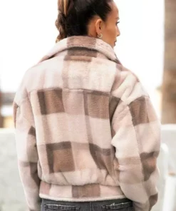 Bench. Fellimitatjacke in karierter Optik -Bench Geschäft 6e404b52 17b9 5826 8f2e 71159956820d