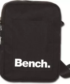 Bench. Umhängetasche »D2OTI304S Bench sportliche MiniBag Umhängetasche« (Umhängetasche), Damen, Jugend Tasche aus Nylon, Größe ca. 14cm in schwarz