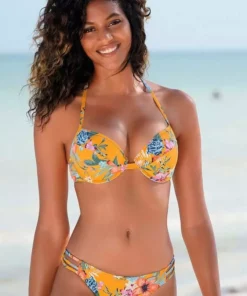 Bench. Push-Up-Bikini-Top »Maui«, mit floralem Design
