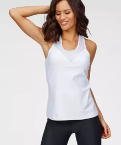 Bench. Sporttop mit Mesh-Einsatz Schwarz, Weiß, Nougat -Bench Geschäft 8c4411e1 ecf9 575d 89a7 823891e6ed65