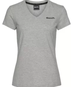 Bench. V-Shirt »RACHEL« mit Logopatch im Kontrast Lilac, White, Grey, Mint -Bench Geschäft 924f0cc5 7566 5832 80f6 301eac0b719f