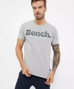 Bench. Kurzarmshirt »Leandro« Navy, Charcoal Marl, Red, Schwarz