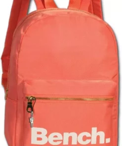 Bench. Cityrucksack »D2ORI304O Bench orangfarbener Rucksack Nylon« (Freizeitrucksack), Damen, Jugend Freizeitrucksack, Cityrucksack Nylon, orange, koralle, Größe ca. 35cm