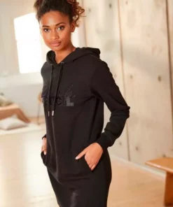 Bench. Sweatkleid mit aufwendiger Logostickerei Anthrazit-melange, Mint-melange, Schwarz -Bench Geschäft aaed590a 13c9 5f7f 913c 6fa7349527a3