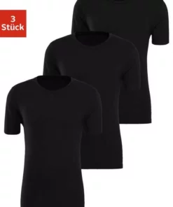 Bench. T-Shirt (3er-Pack) super geeignet zum Drunterziehen, perfekte Passform, aus elastischer Baumwolle Weiß, Schwarz, Schwarz | navy | grau-meliert -Bench Geschäft b356bb3a efcb 5428 a9d3 d95f1462048e