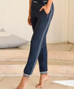 Bench. Relaxhose mit Seitenstreifen Schwarz, Marine