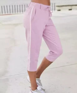 Bench. Caprihose mit seitlichen Streifen Mint, Altrosa, Schwarz