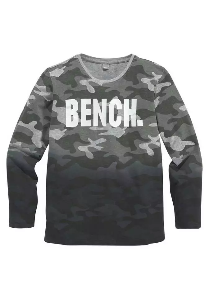 Bench. Langarmshirt »tarnfarben mit Farbverlauf« 2 Bench. Langarmshirt »tarnfarben mit Farbverlauf« – Bild 2