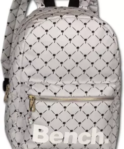 Bench. Cityrucksack »D2ORI304N Bench grauer Nylon Cityrucksack« (Freizeitrucksack), Damen, Jugend Freizeitrucksack, Cityrucksack Nylon, grau, Größe ca. 35cm, kleine Palmen