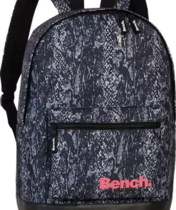 Bench. Freizeitrucksack »ORI301X Bench, Rucksack türkis, brombeer, oliv« (Freizeitrucksack), Freizeitrucksack, Sporttasche Polyester, Kunstleder, lila ca. 42cm hoch, Schlangenhaut Grün