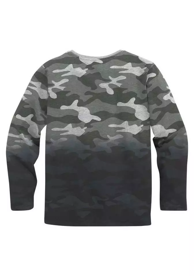 Bench. Langarmshirt »tarnfarben mit Farbverlauf« 3 Bench. Langarmshirt »tarnfarben mit Farbverlauf« – Bild 3