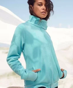 Bench. Fleecejacke mit Stehkragen und Daumenlöchern Türkis, Schwarz -Bench Geschäft f07331e6 2e24 5d15 822a 241d44b828fb