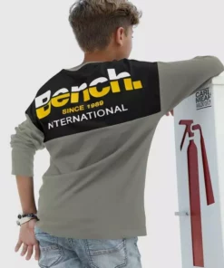 Bench. Langarmshirt »mit überschnittener Schulter«