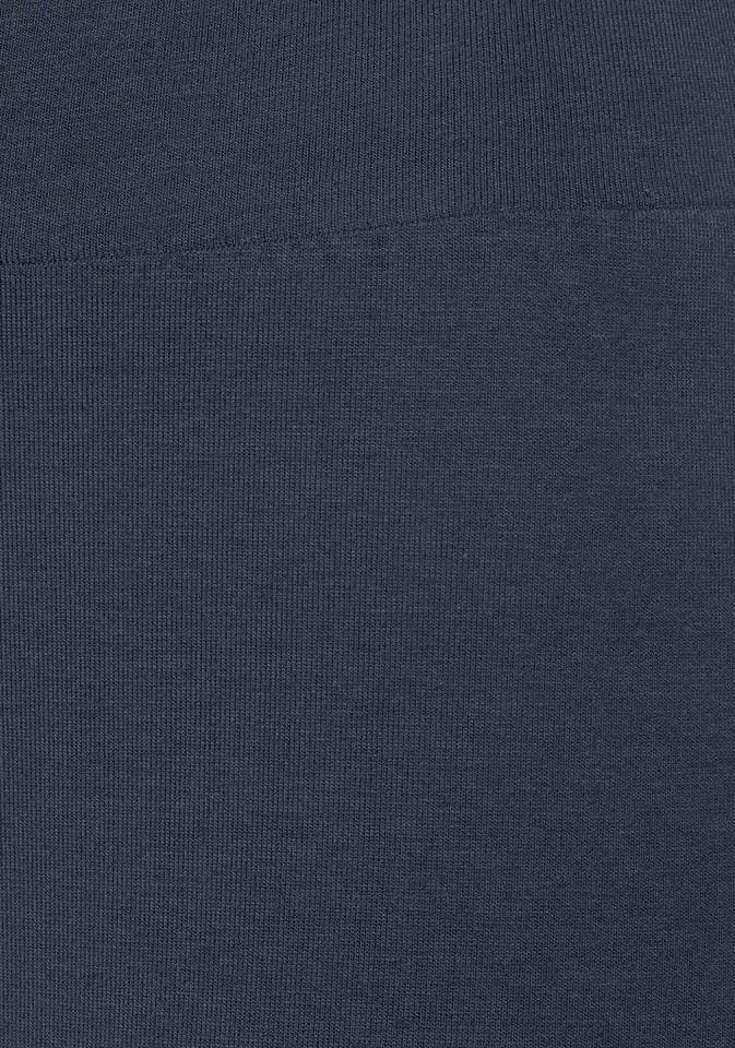 Bench. Leggings mit glitzernder Logostickerei auf dem Bein Marine, Beere 10 Bench. Leggings mit glitzernder Logostickerei auf dem Bein Marine, Beere – Bild 10